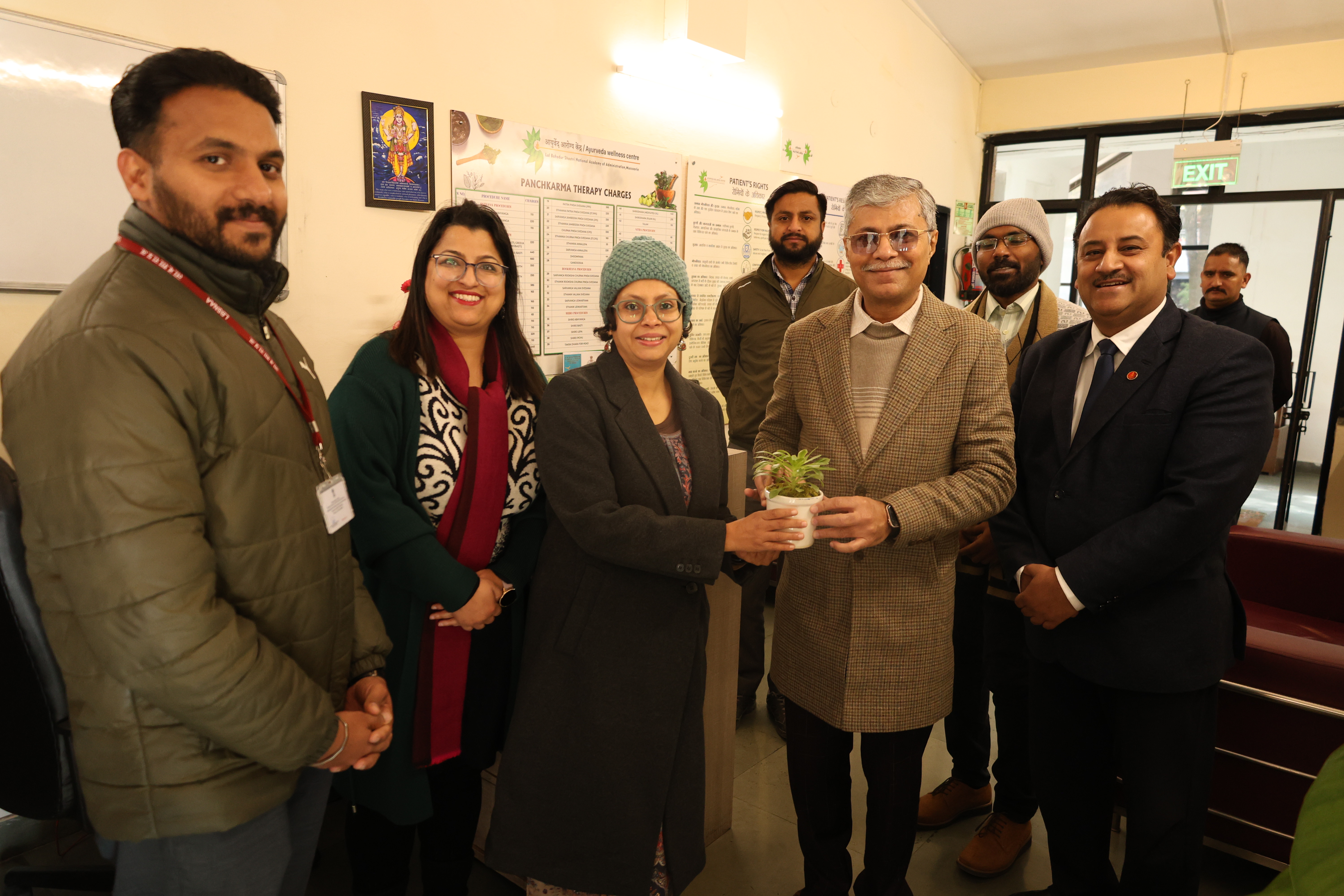 Visit of Secretary of the Ministry of AYUSH Shri Vaidya Rajesh Kotecha