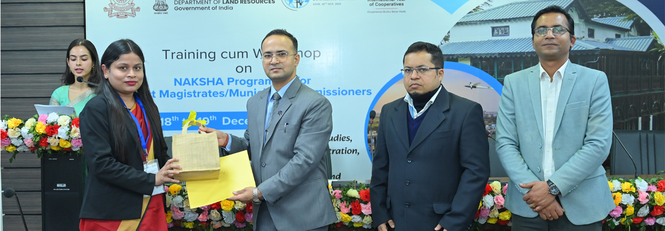 Distribution of Certificate to the participate- NAKSHA Training Programme for District Magistrates/Municipal Commissioners at ASTC, Assam